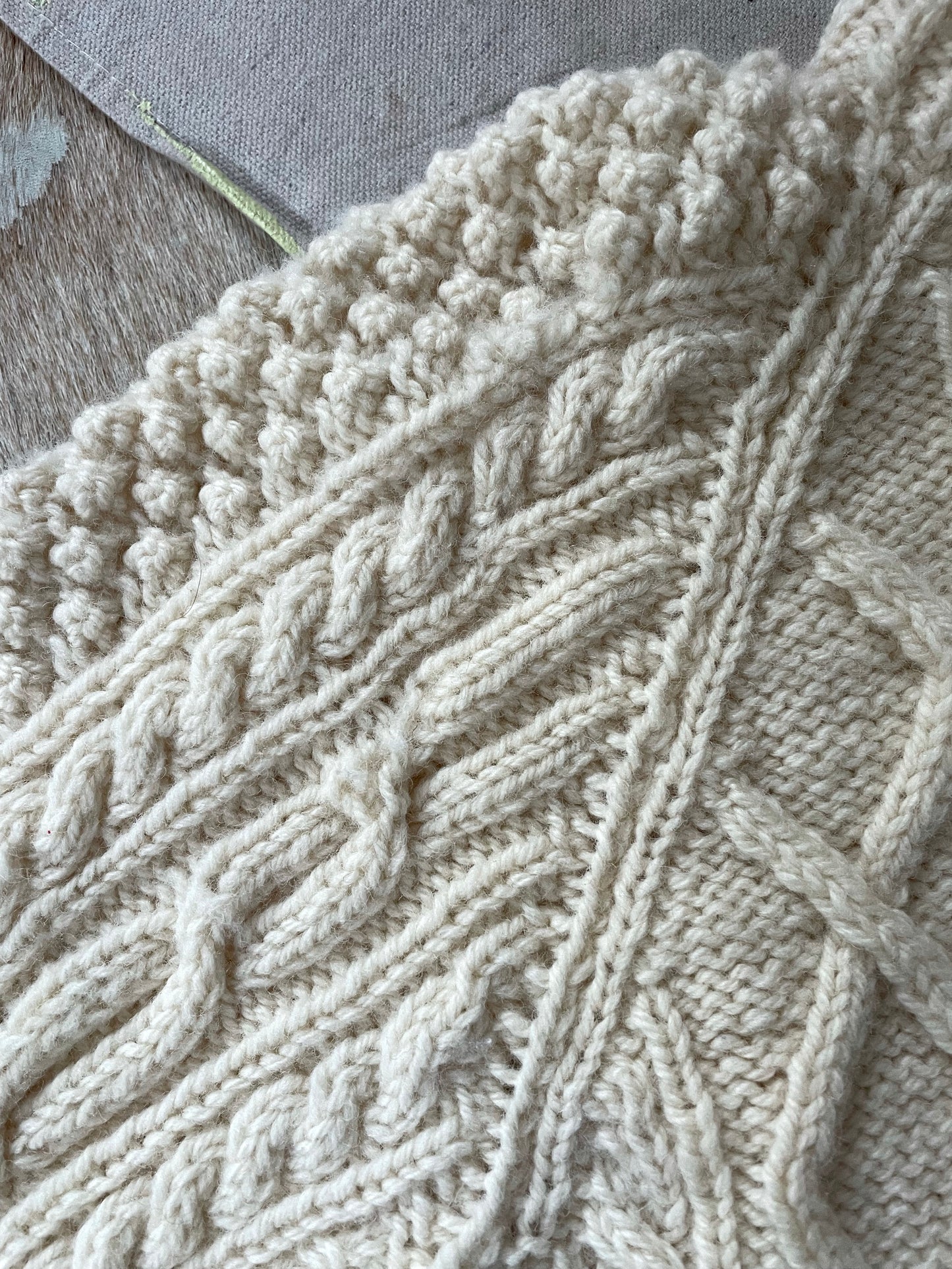 Irish Knit Fisherman Sweater