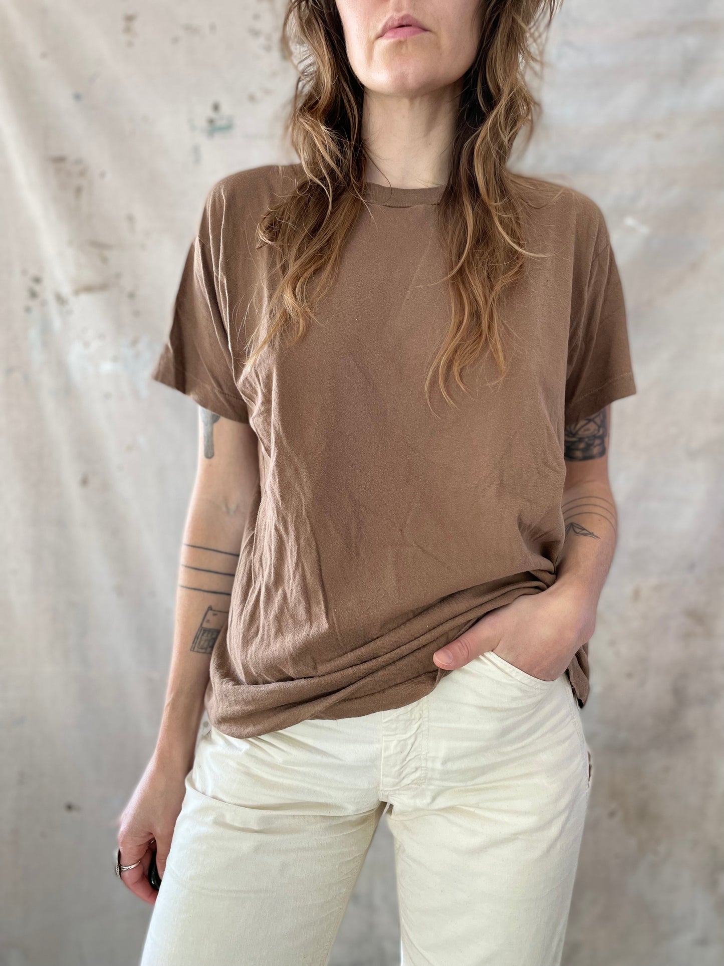 80s Milk Chocolate Blank Tee