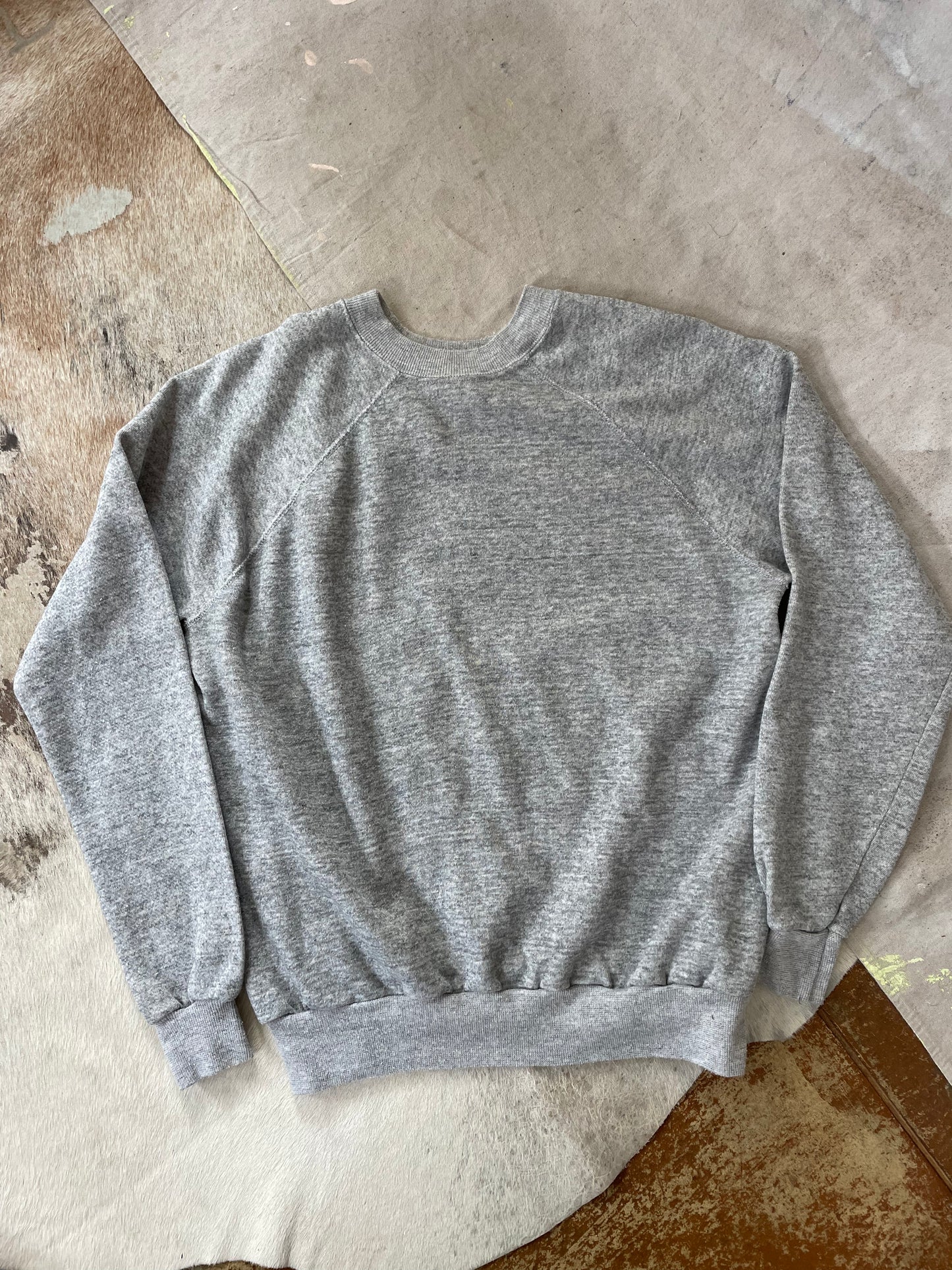 70s Blank Grey Sweatshirt