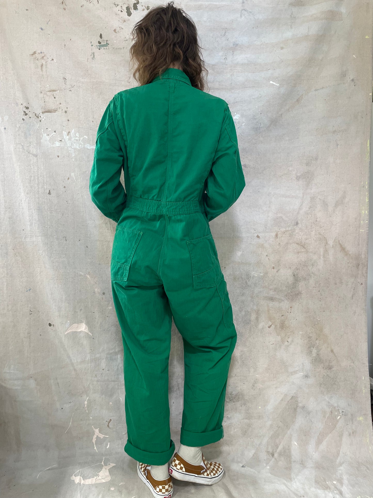 50s GO-PFOR Johnson Uniform Co. Kelly Green HBT Coveralls