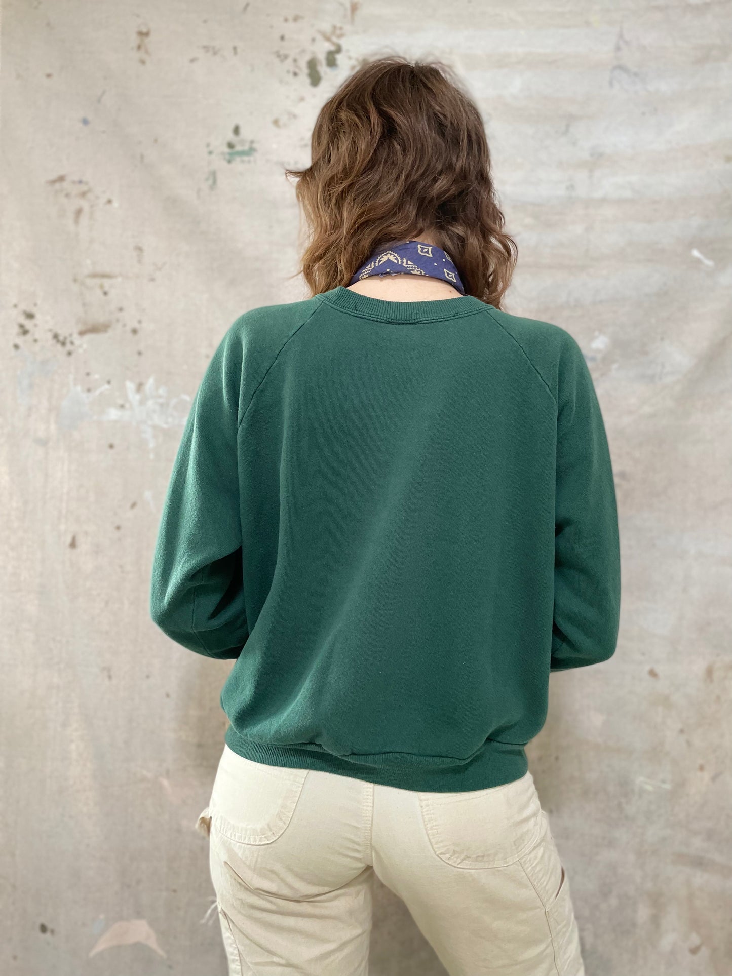 90s Hanes Blank Evergreen Sweatshirt