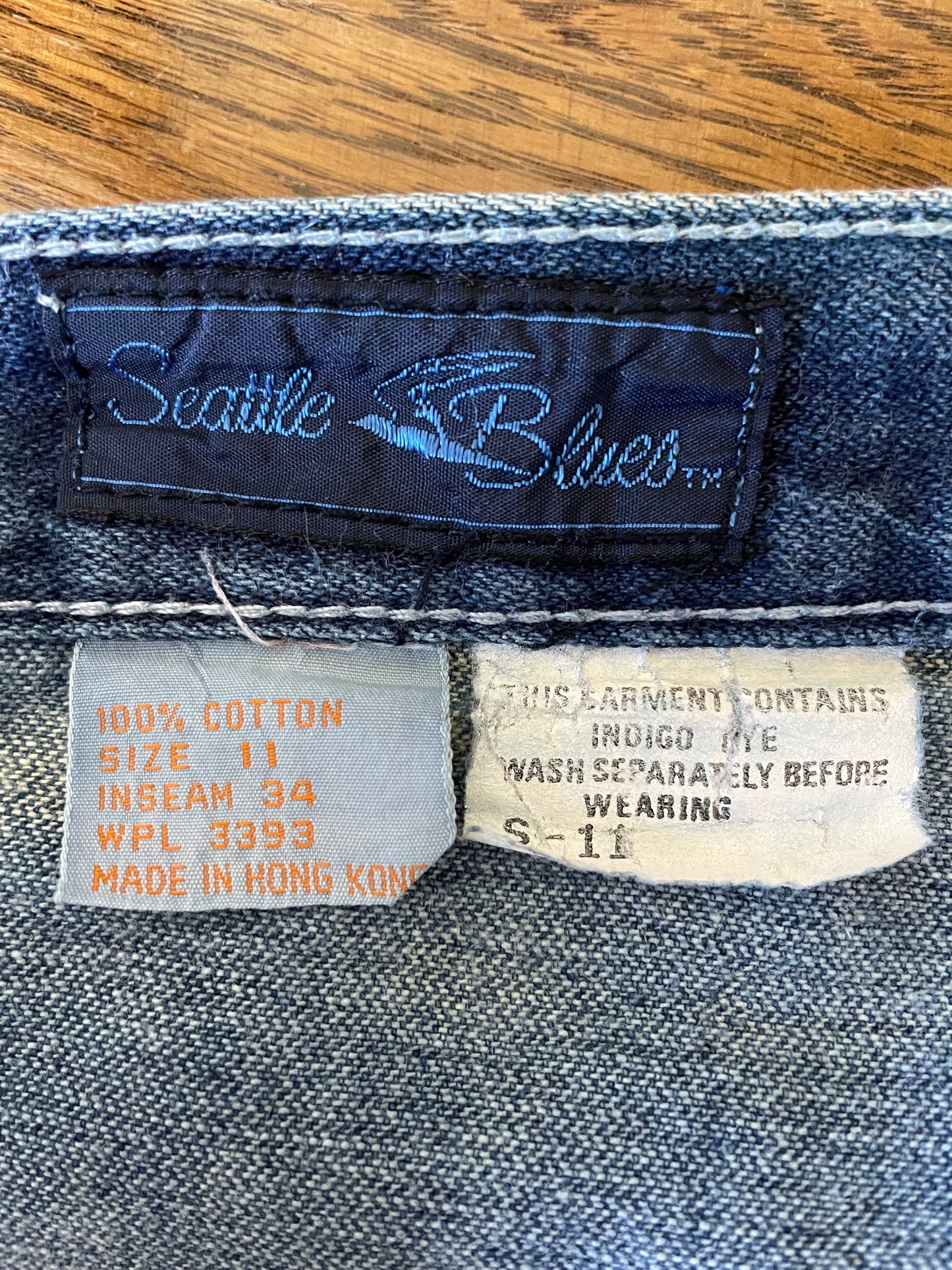 80s High Waist Seattle Blues Jeans