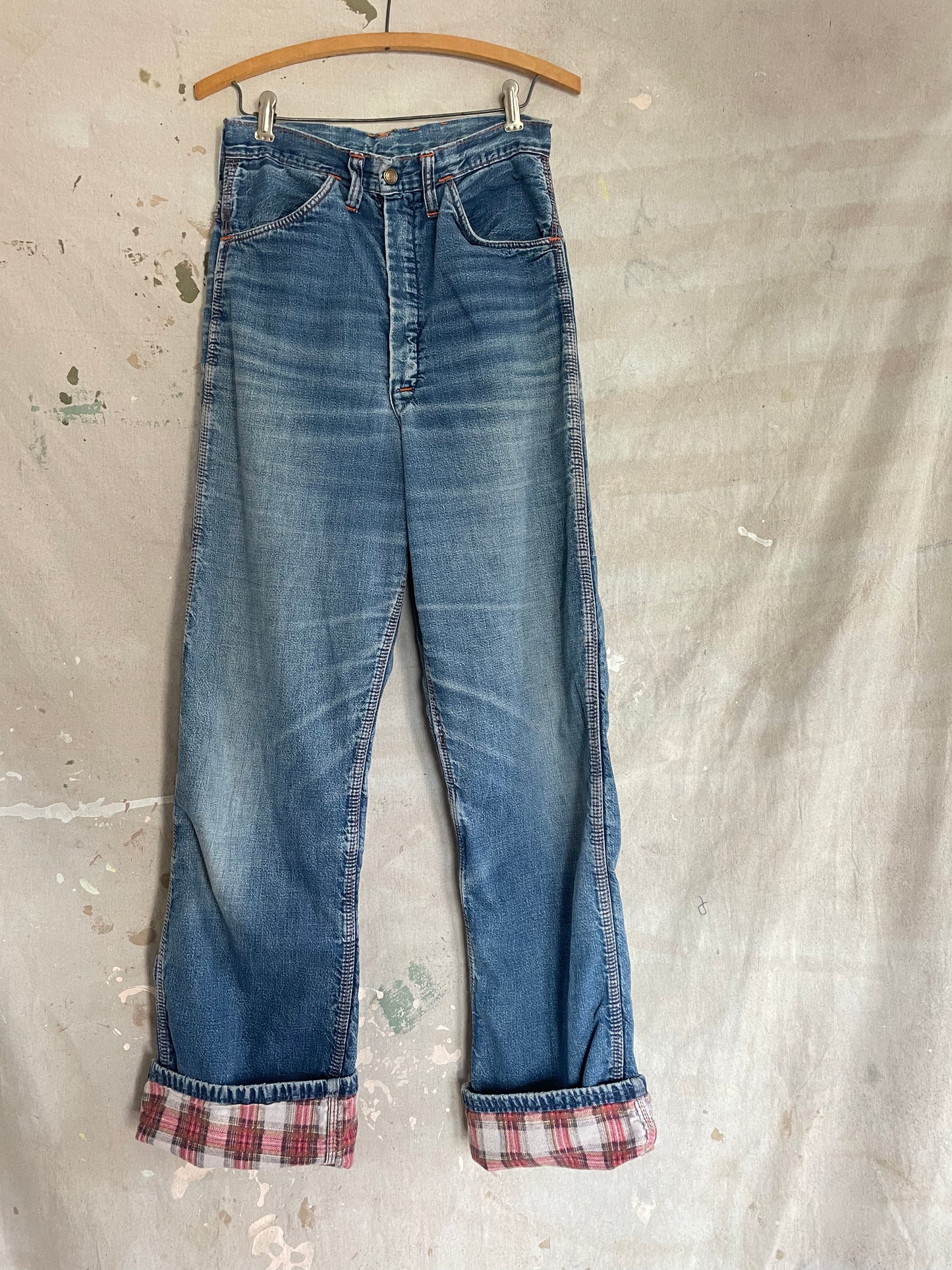 60s Flannel Lined Jeans