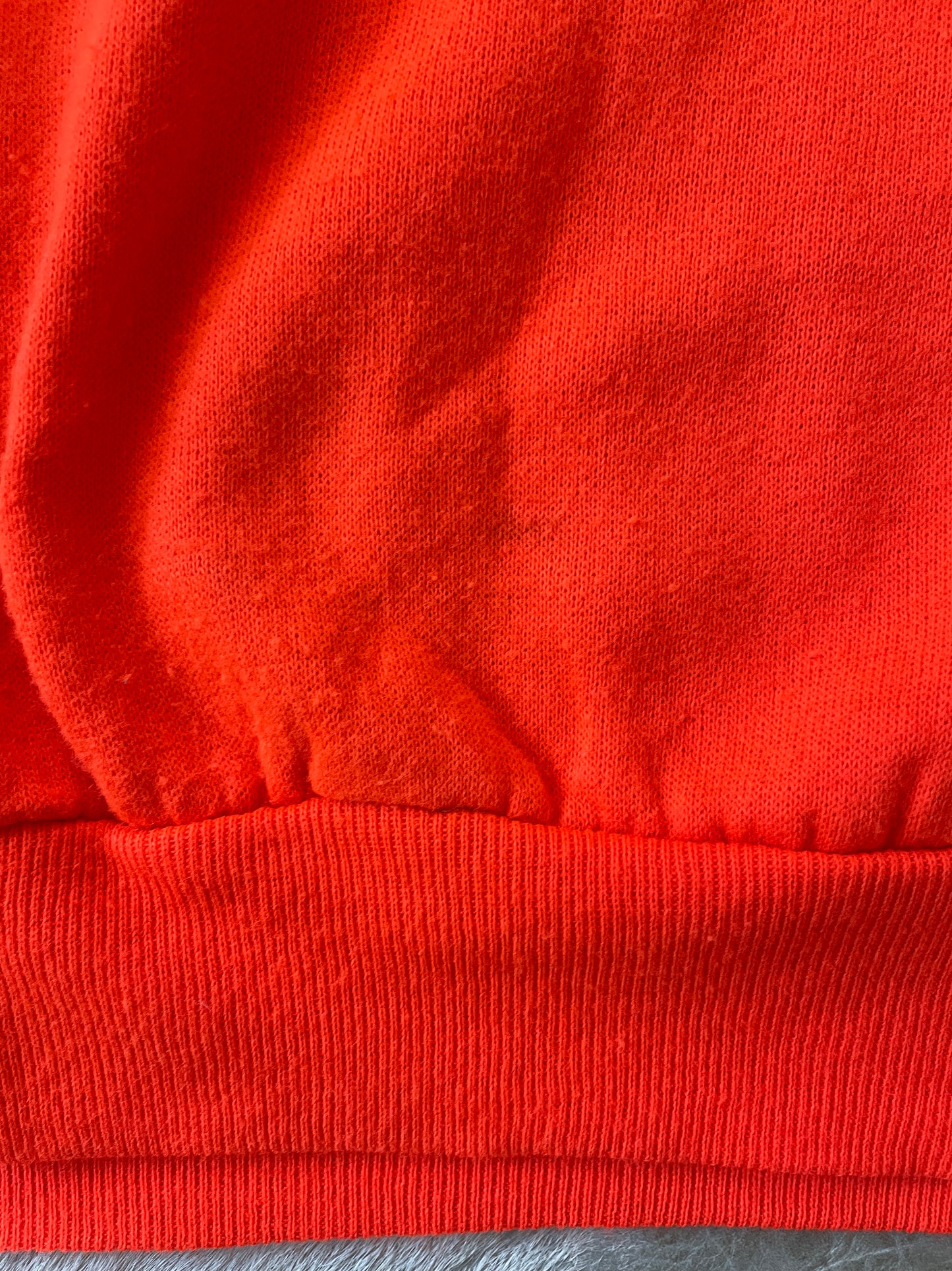 80s Safety Orange Sweatshirt