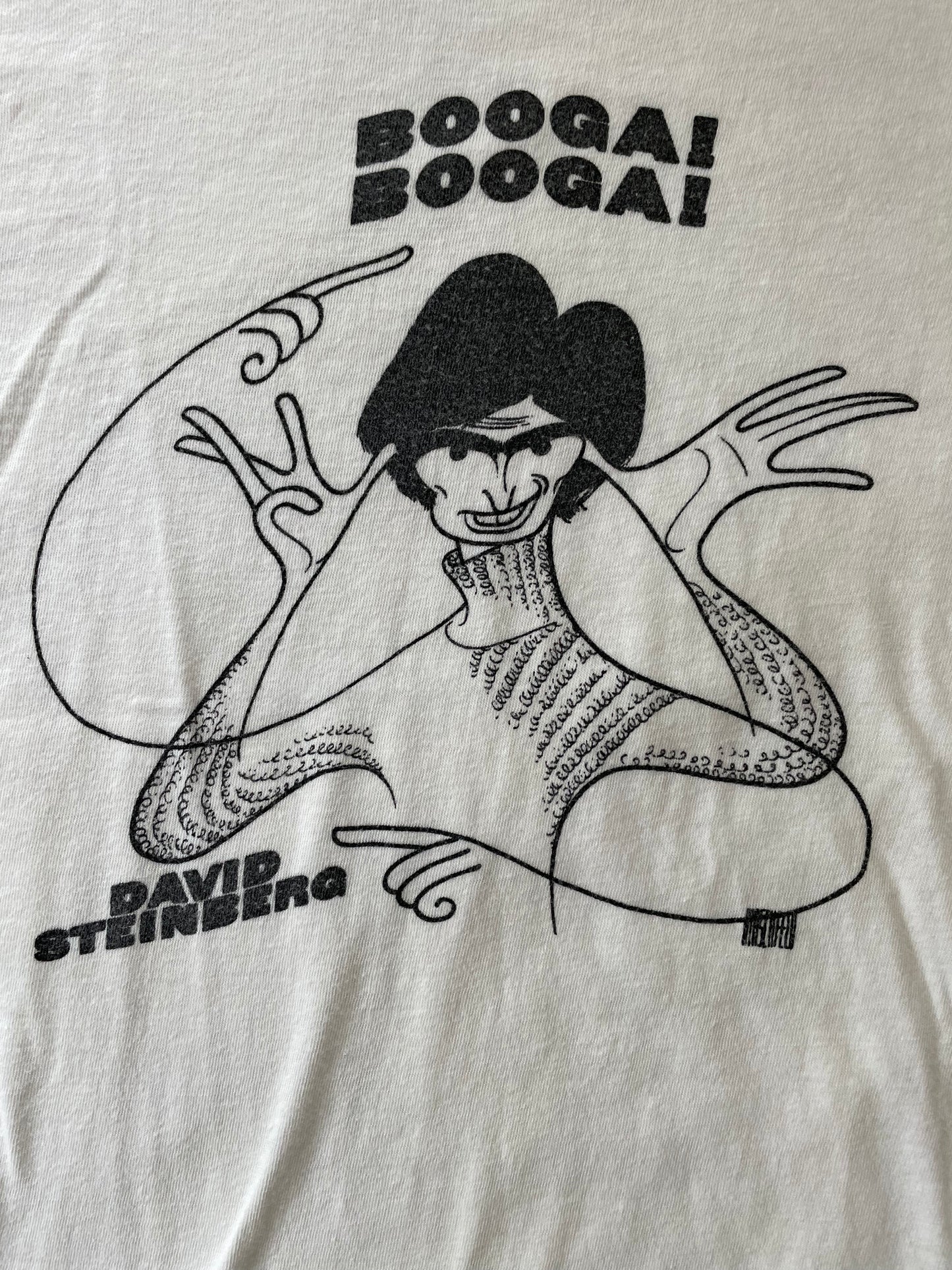 70s David Steinberg “Booga! Booga!” Ringer Tee