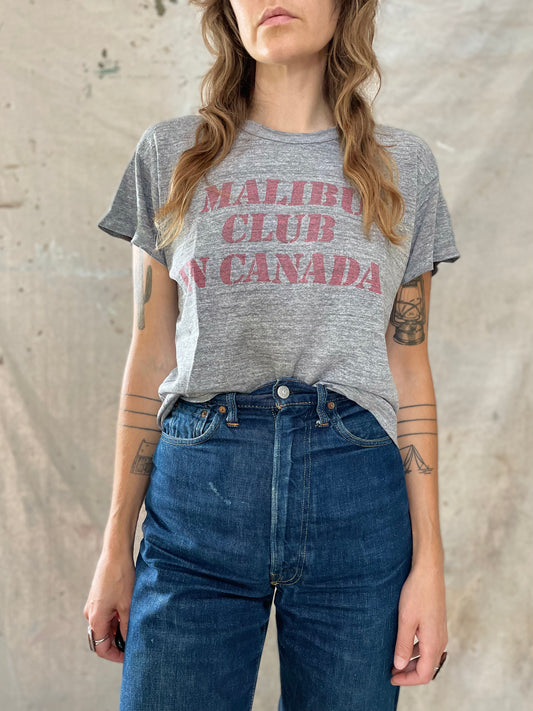 60s Malibu Club In Canada Tee