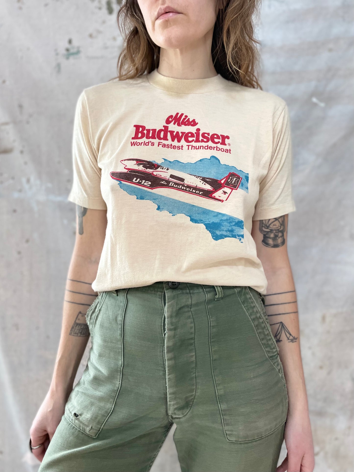 70s Miss Budweiser- World’s Fastest Thunderboat Tee