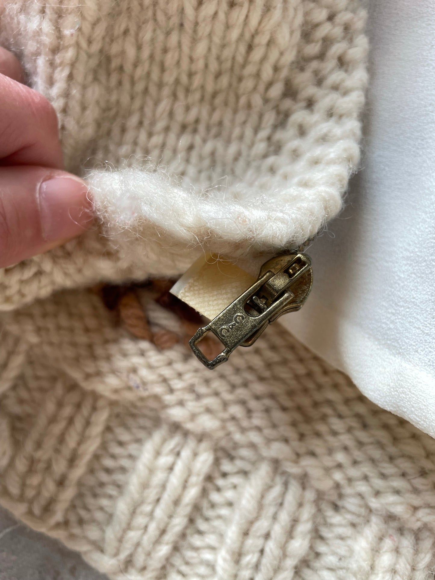 Mary Maxim Hand Knit Rodeo Horse Sweater