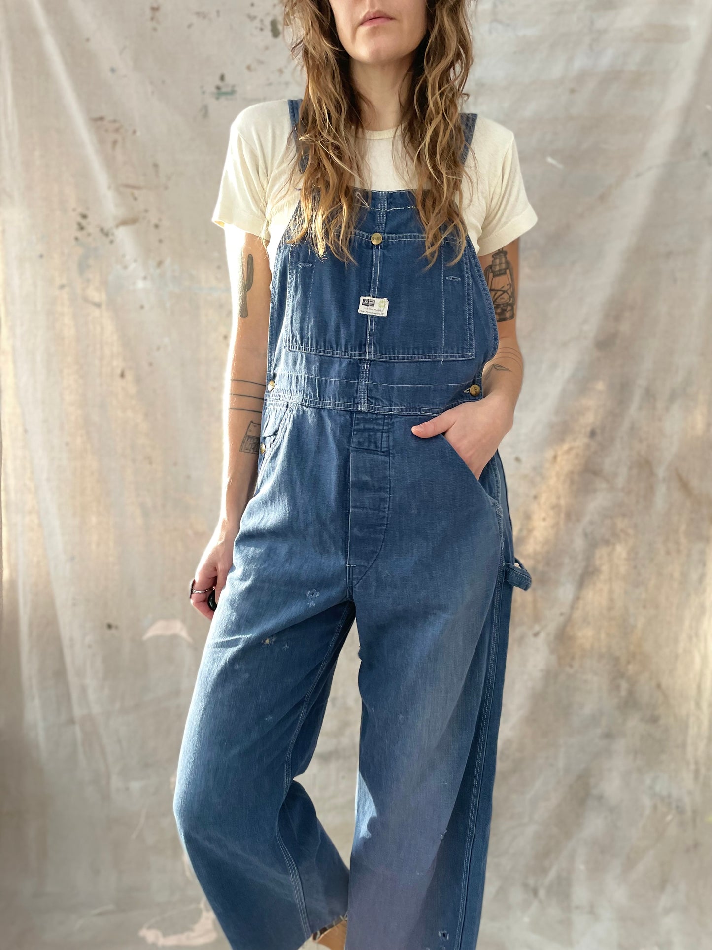 70s Sears Roebuck Cropped Overalls