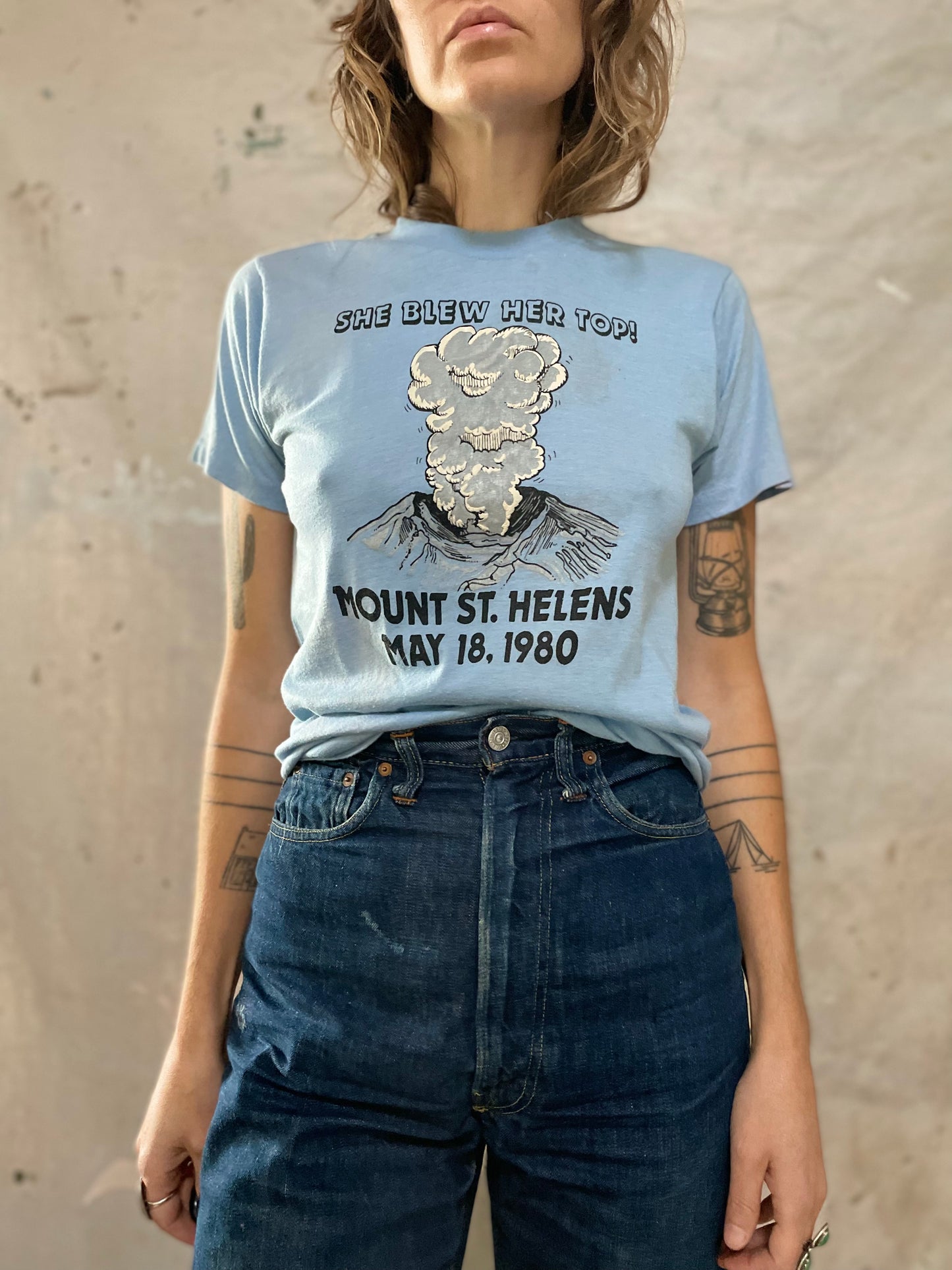 80s Mt. St. Helens “She Blew Her Top” Tee