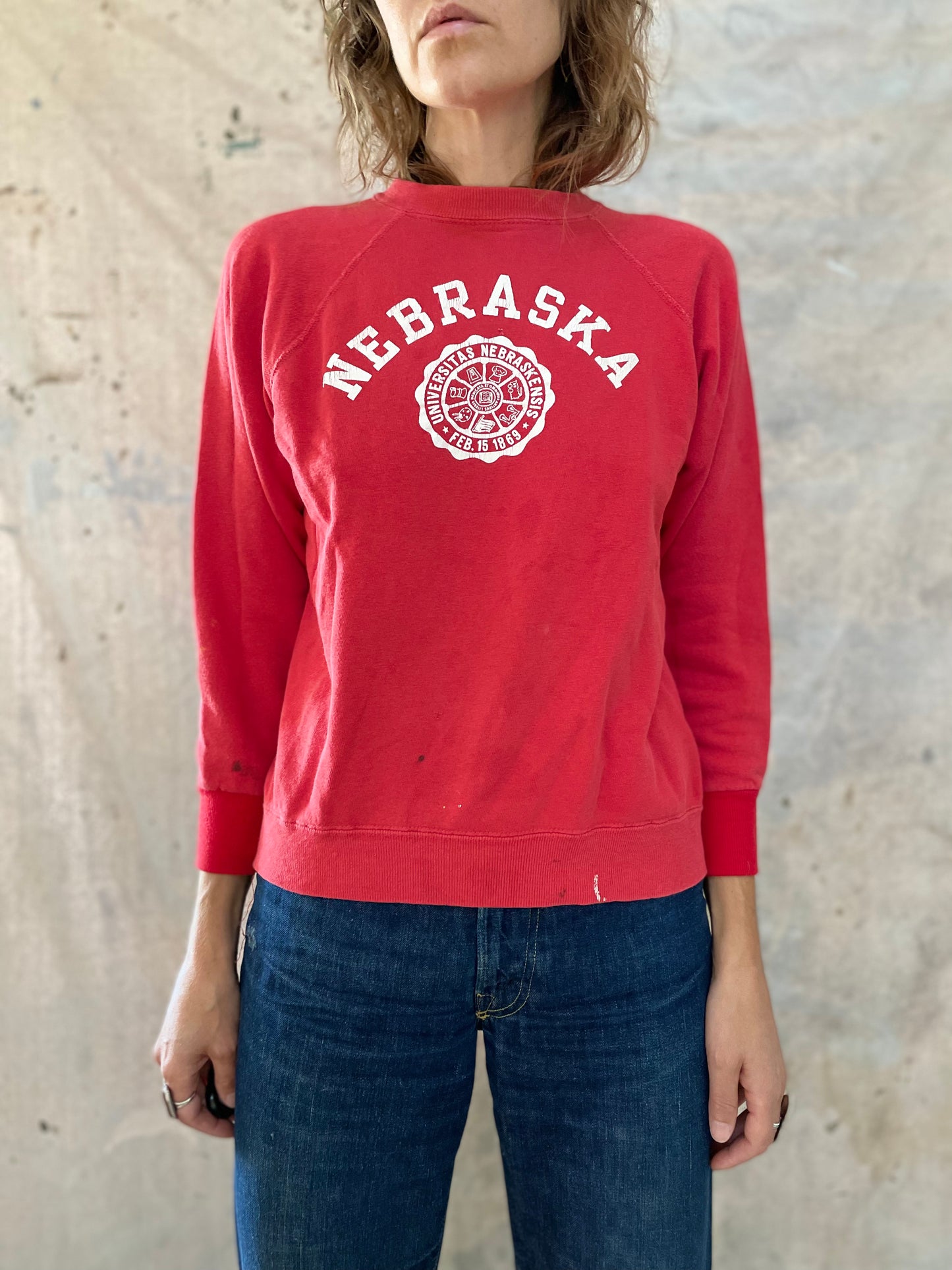 70s University Of Nebraska Sweatshirt