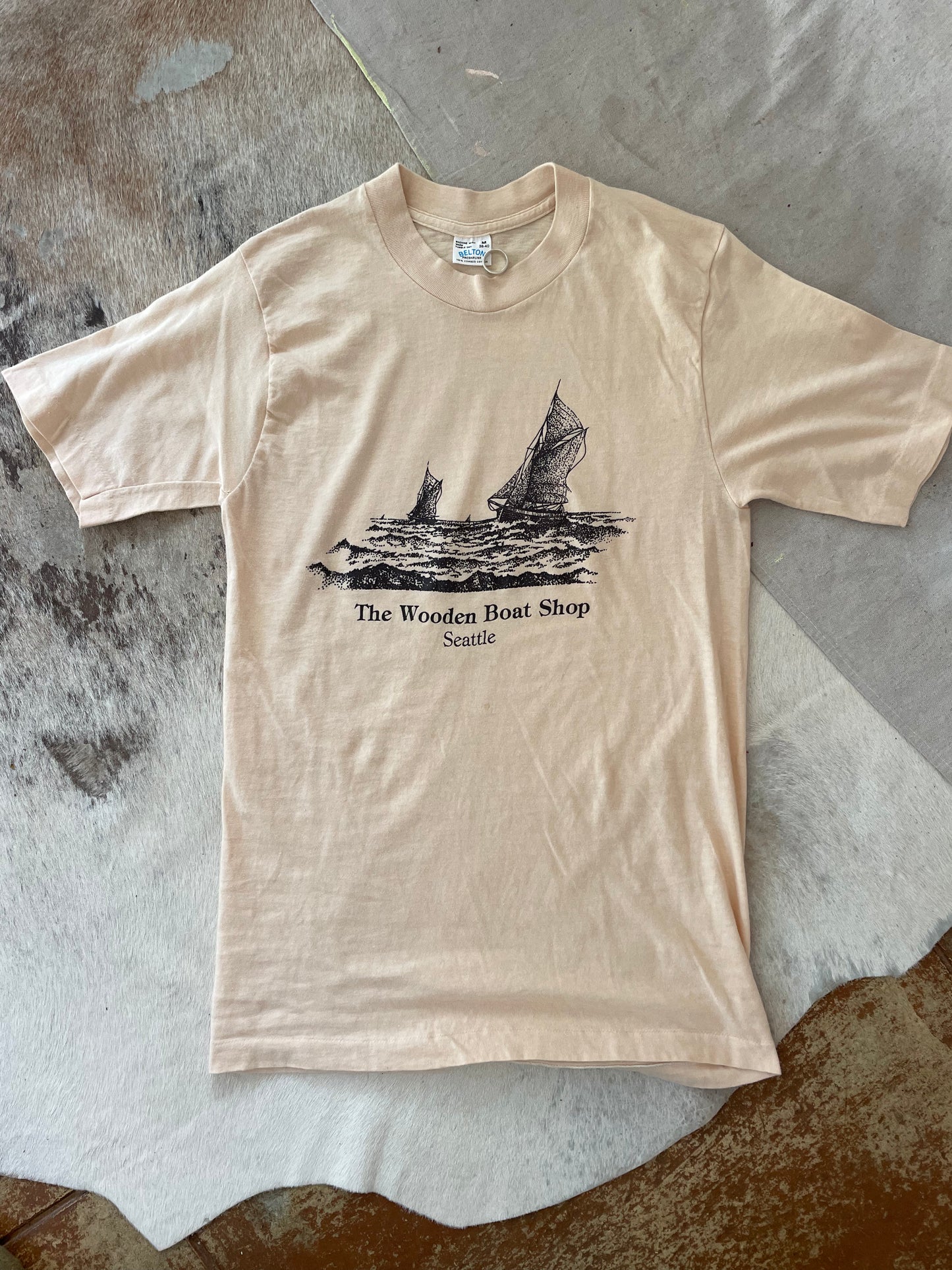 70s The Wooden Boat Shop, Seattle Tee