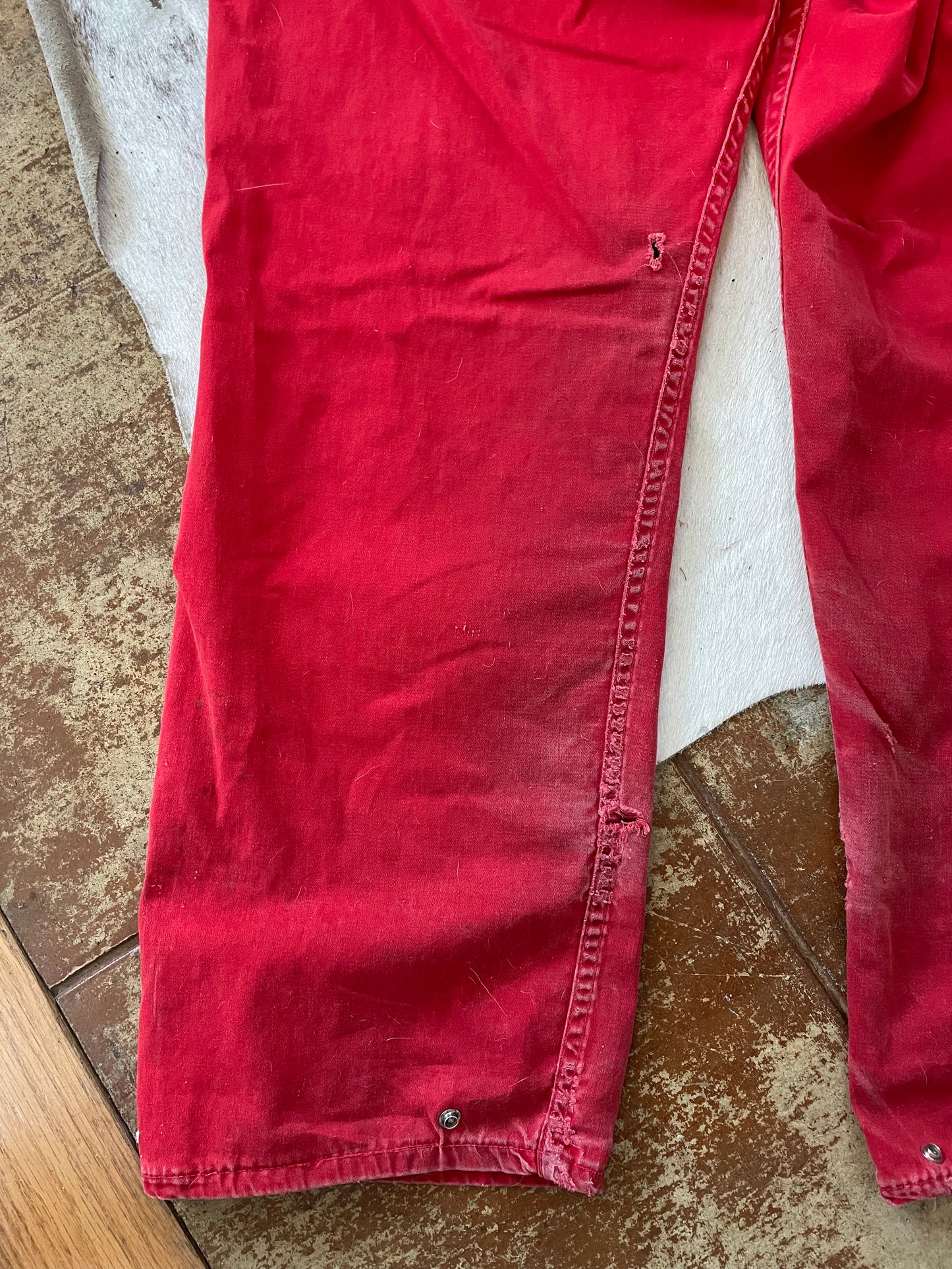 60s Walls Sanforized Red Coveralls