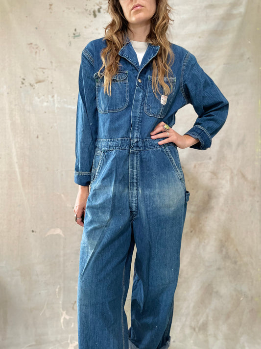 70s Pointer Brand Denim Coveralls