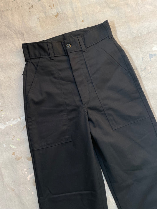 70s Deadstock Black Slacks