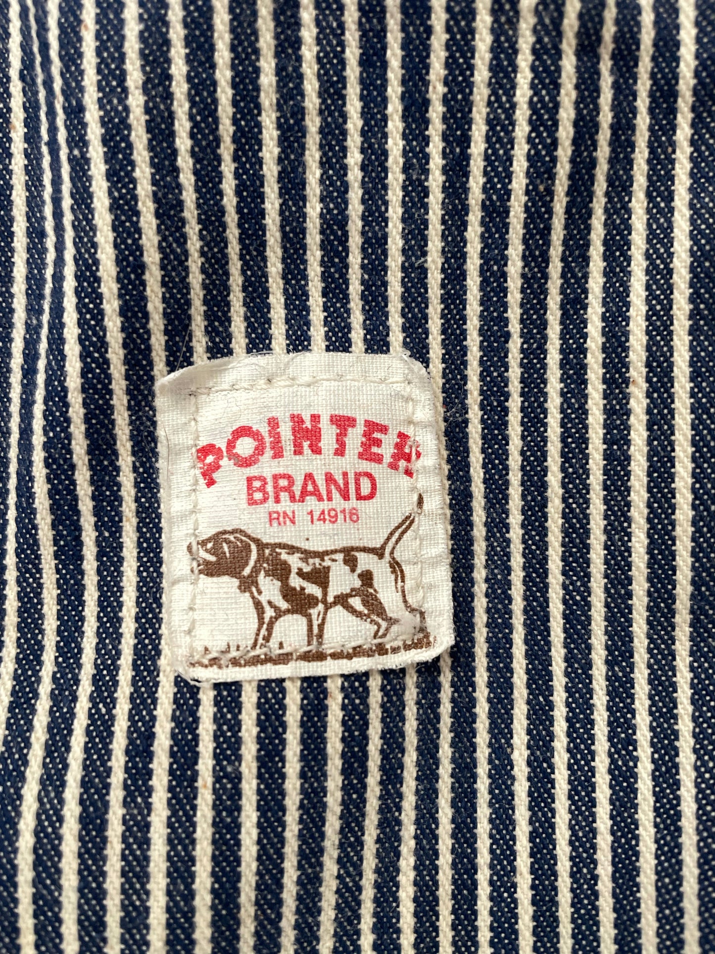 70s Pointer Brand Hickory Stripe Coveralls