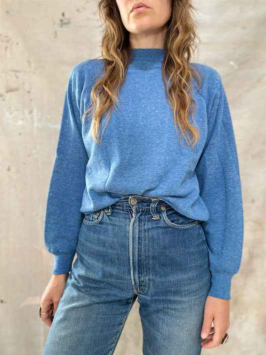 70s Wrangler Heather Blue Sweatshirt