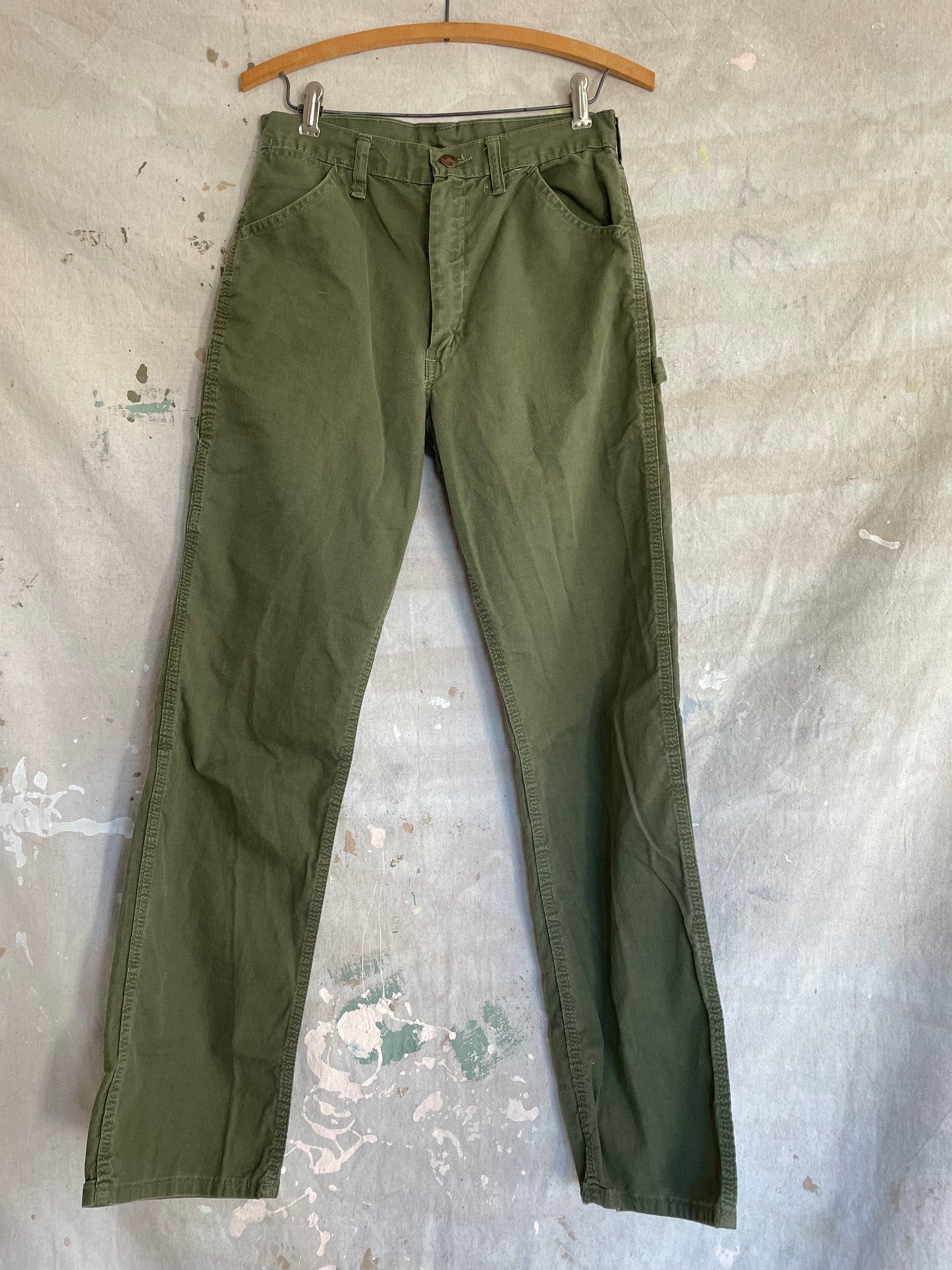 70s Army Green DeeCee Carpenter Pants