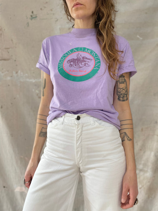 80s/90s Funny Missoula Montana. A Place. Sort of. Tee