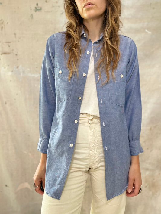 80s Big Yank Chambray Shirt