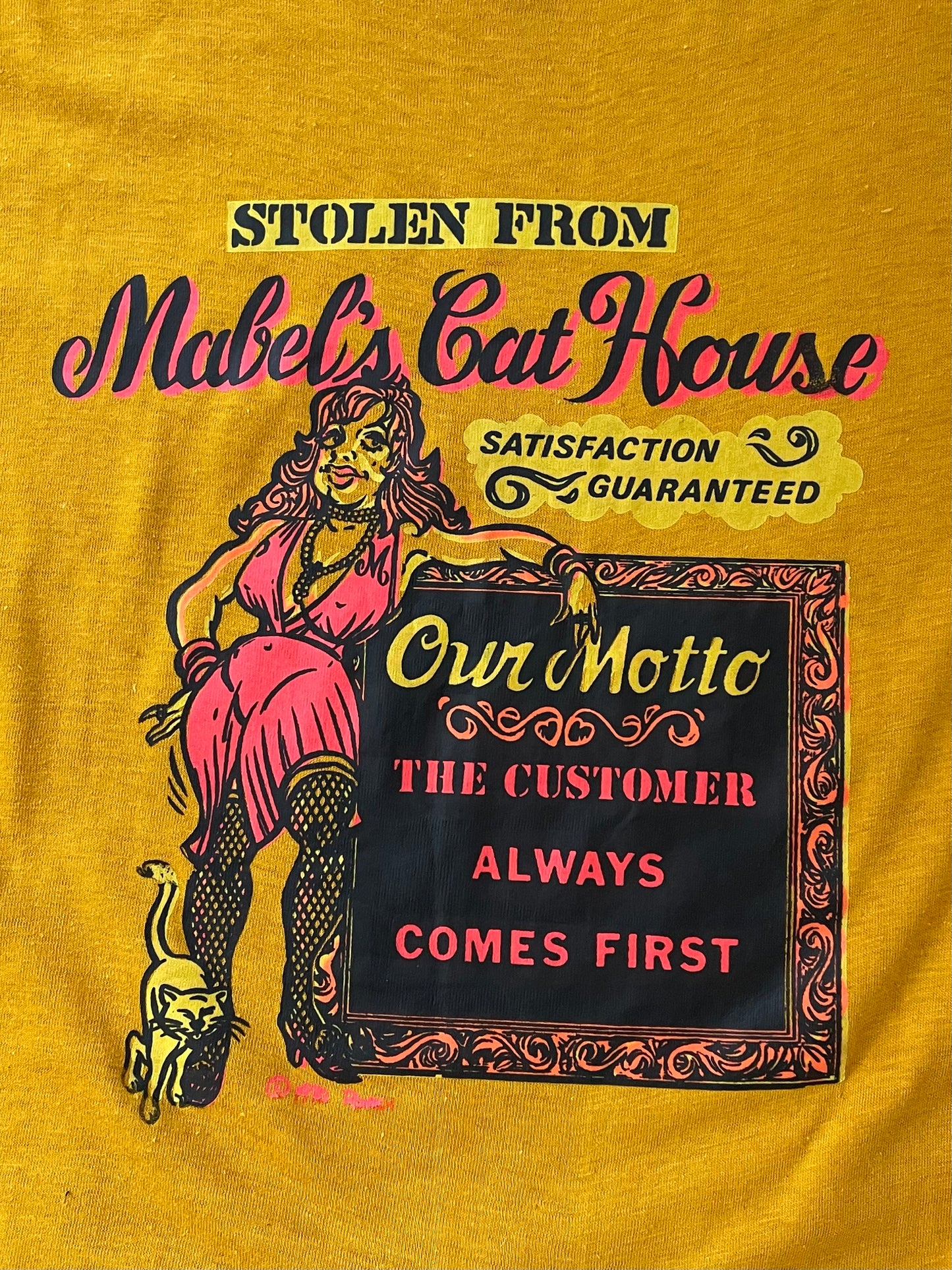 70s Roach Mabel’s Cat House Tee
