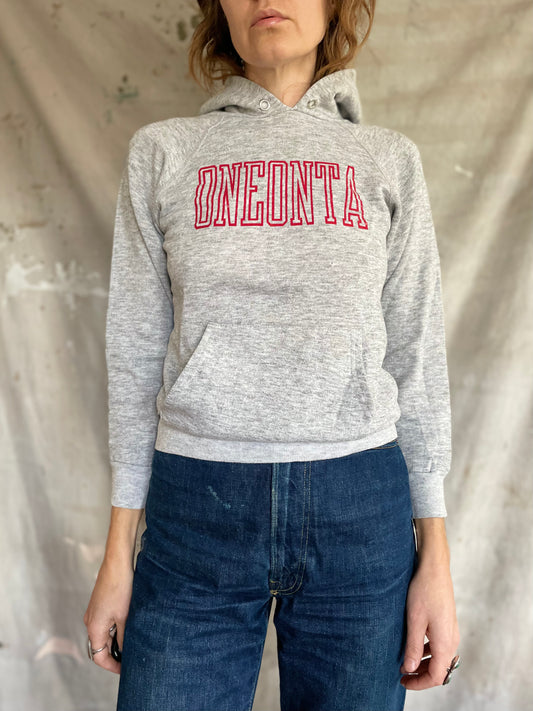 80s SUNY Oneonta College NY Hoodie