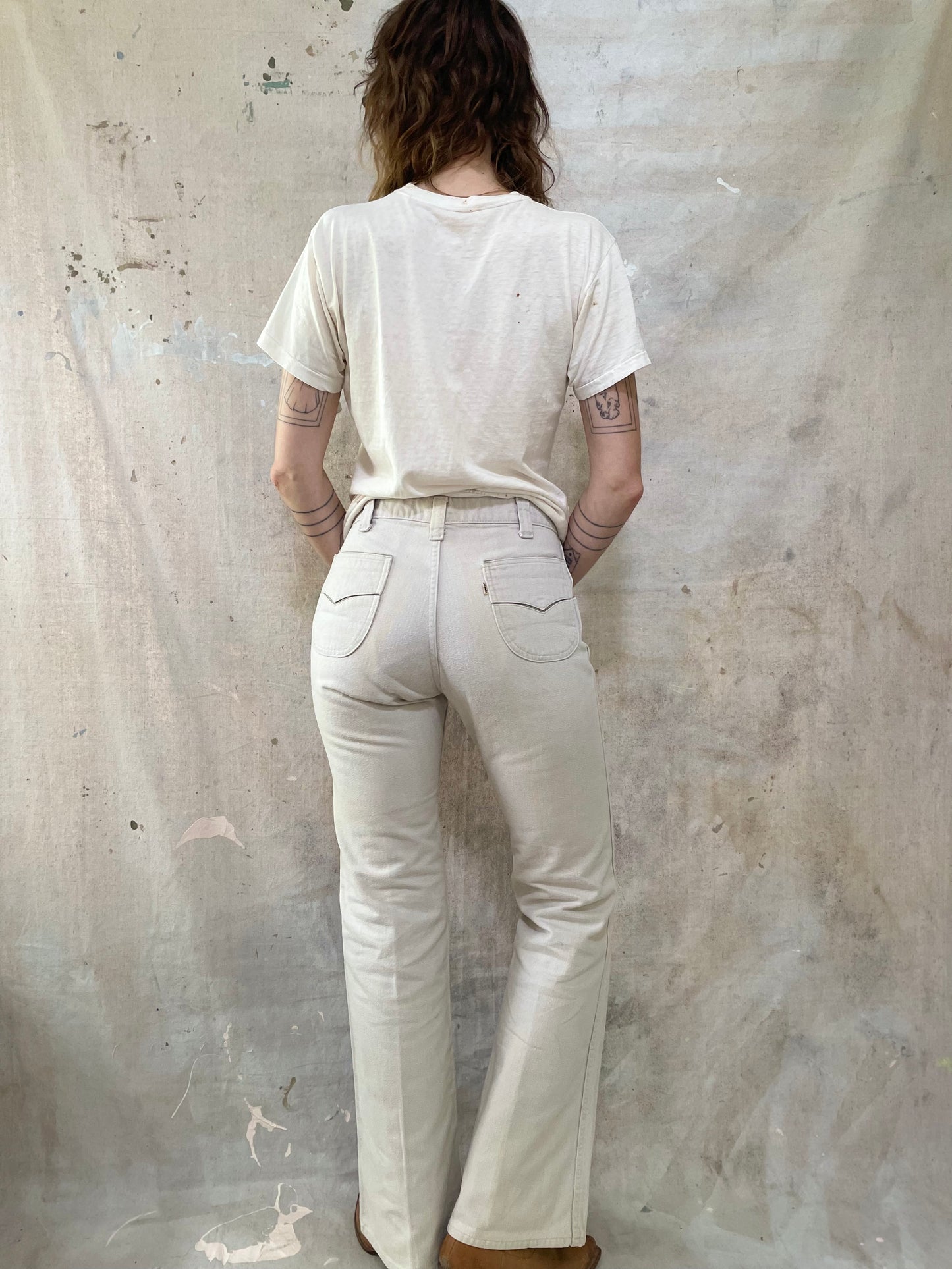 70s Off-White Levi’s Bell Bottoms