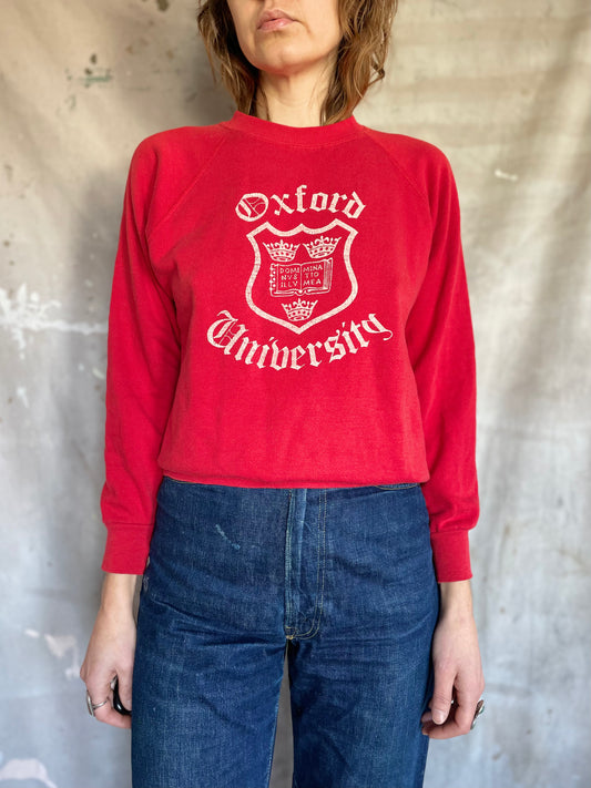 80s Oxford University Sweatshirt