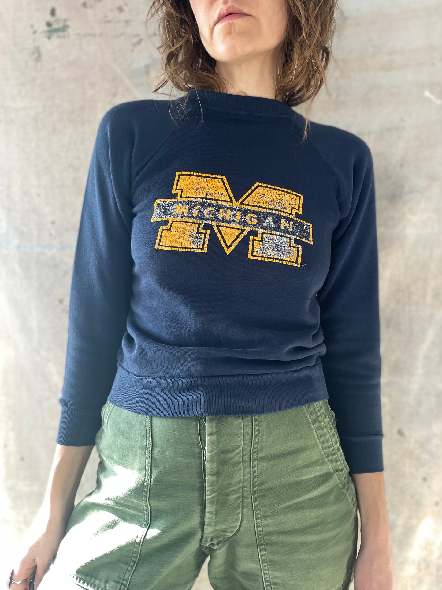 80s Champion University Of Michigan Sweatshirt