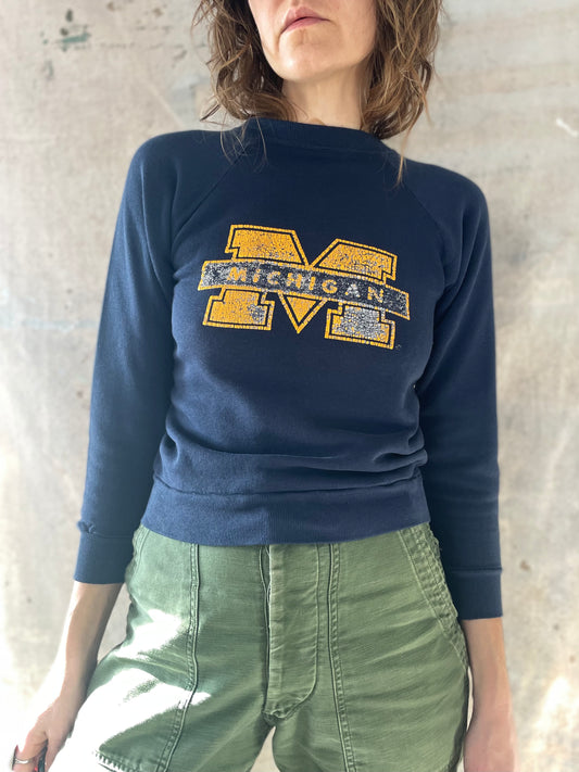 80s Champion University Of Michigan Sweatshirt