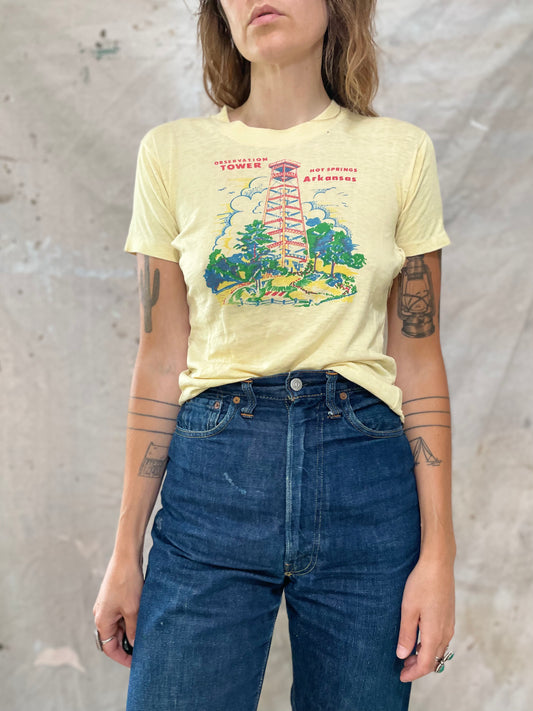 50s/60s Arkansas Hot Springs Observation Tower Tee