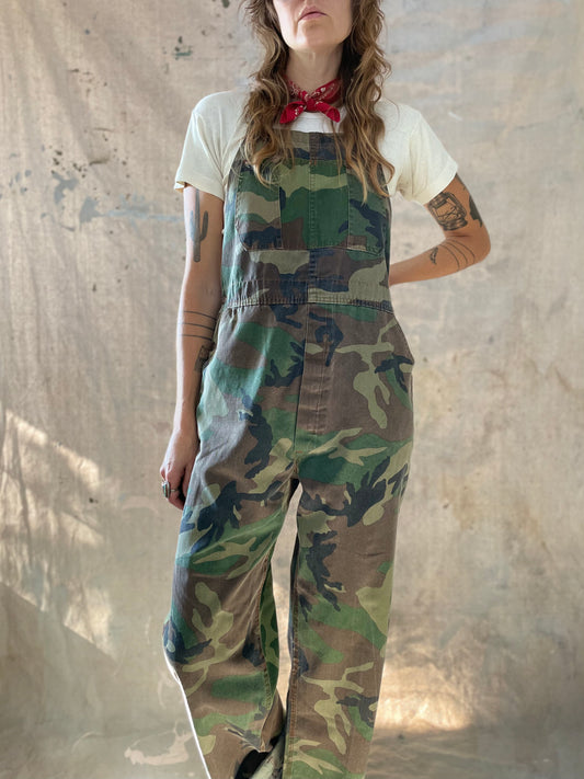 80s Roundhouse Camo Overalls