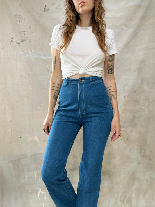 70s/80s High Waist Disco Jeans