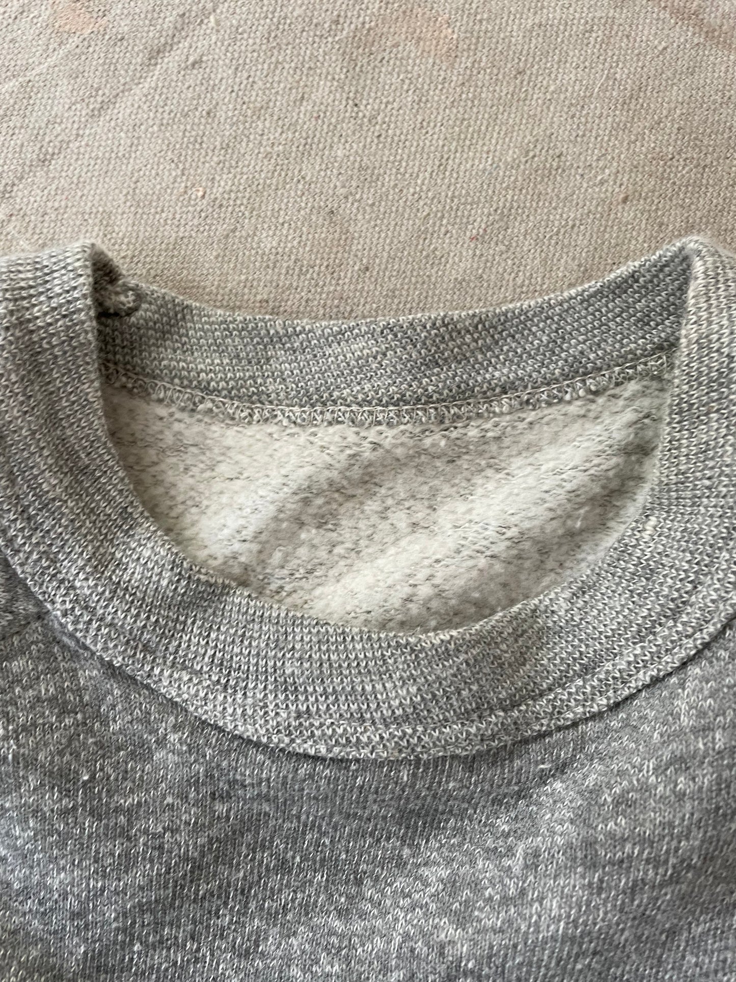 70s Blank Heather Grey Sweatshirt