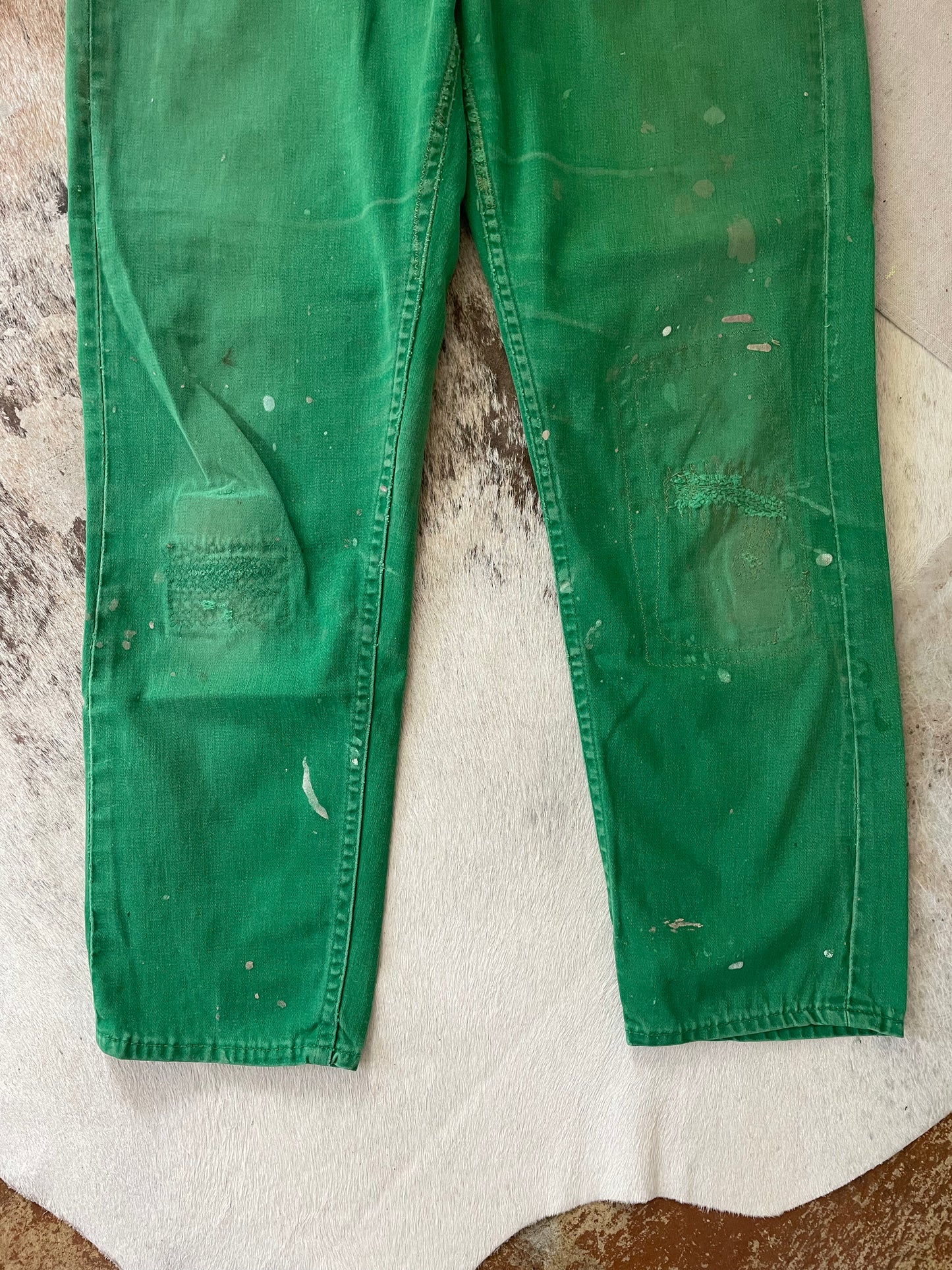 60s Lady Lee Westerner Kelly Green Pedal Pusher Pants