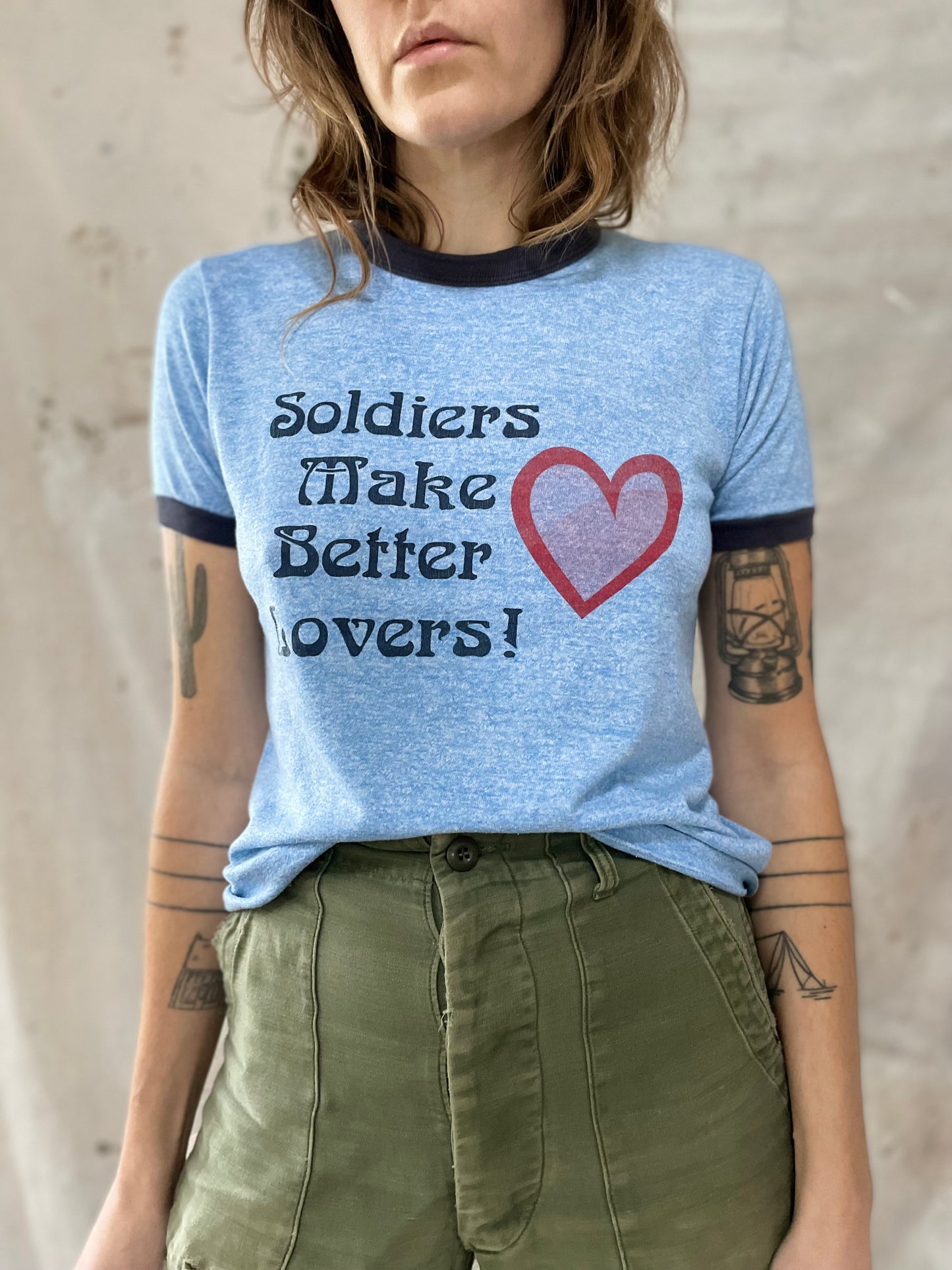 Soldiers Make Better Lovers Ringer Tee