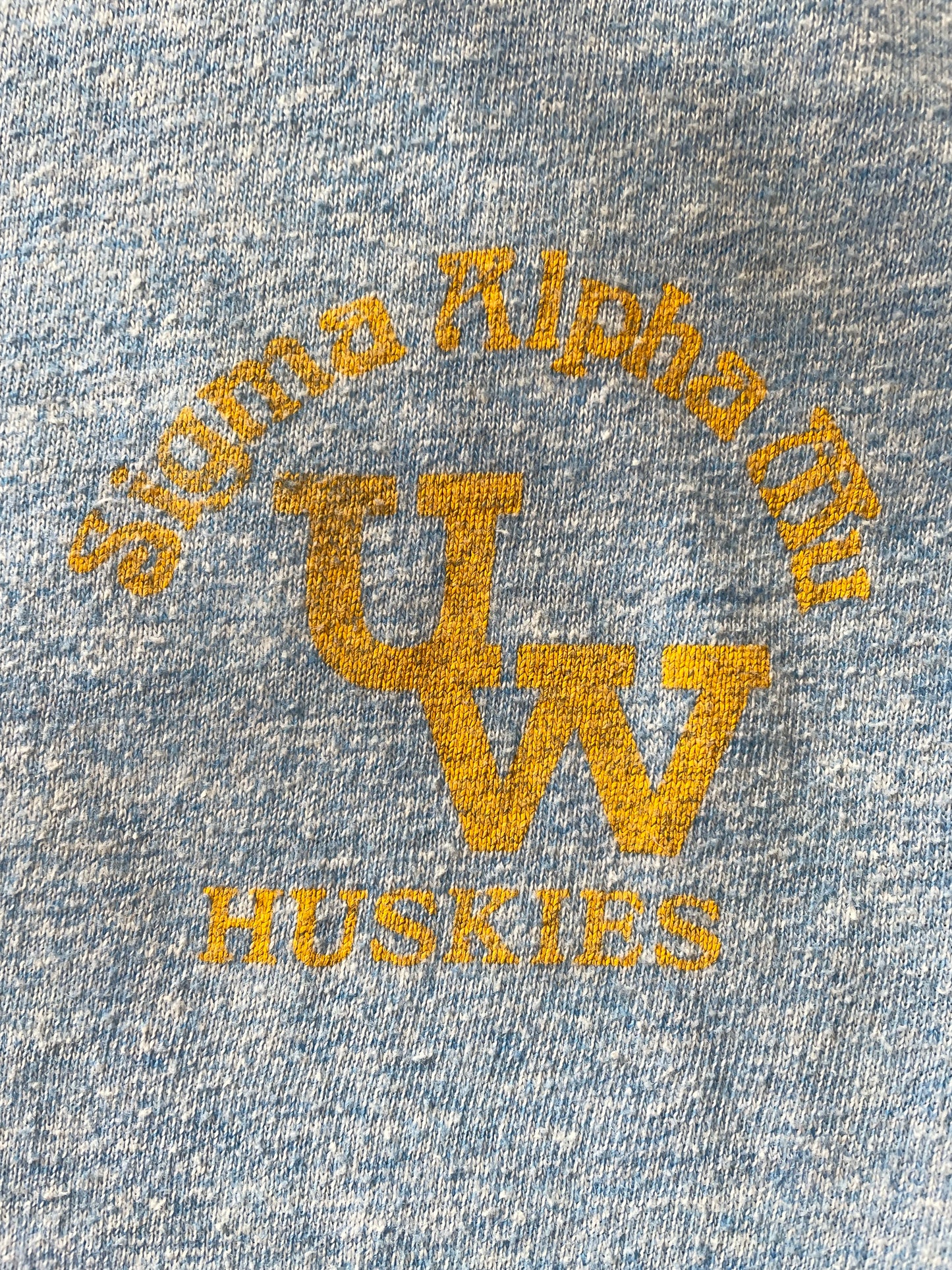 80s Sigma Alpha Mu Fraternity University Of Washington Huskies Tee