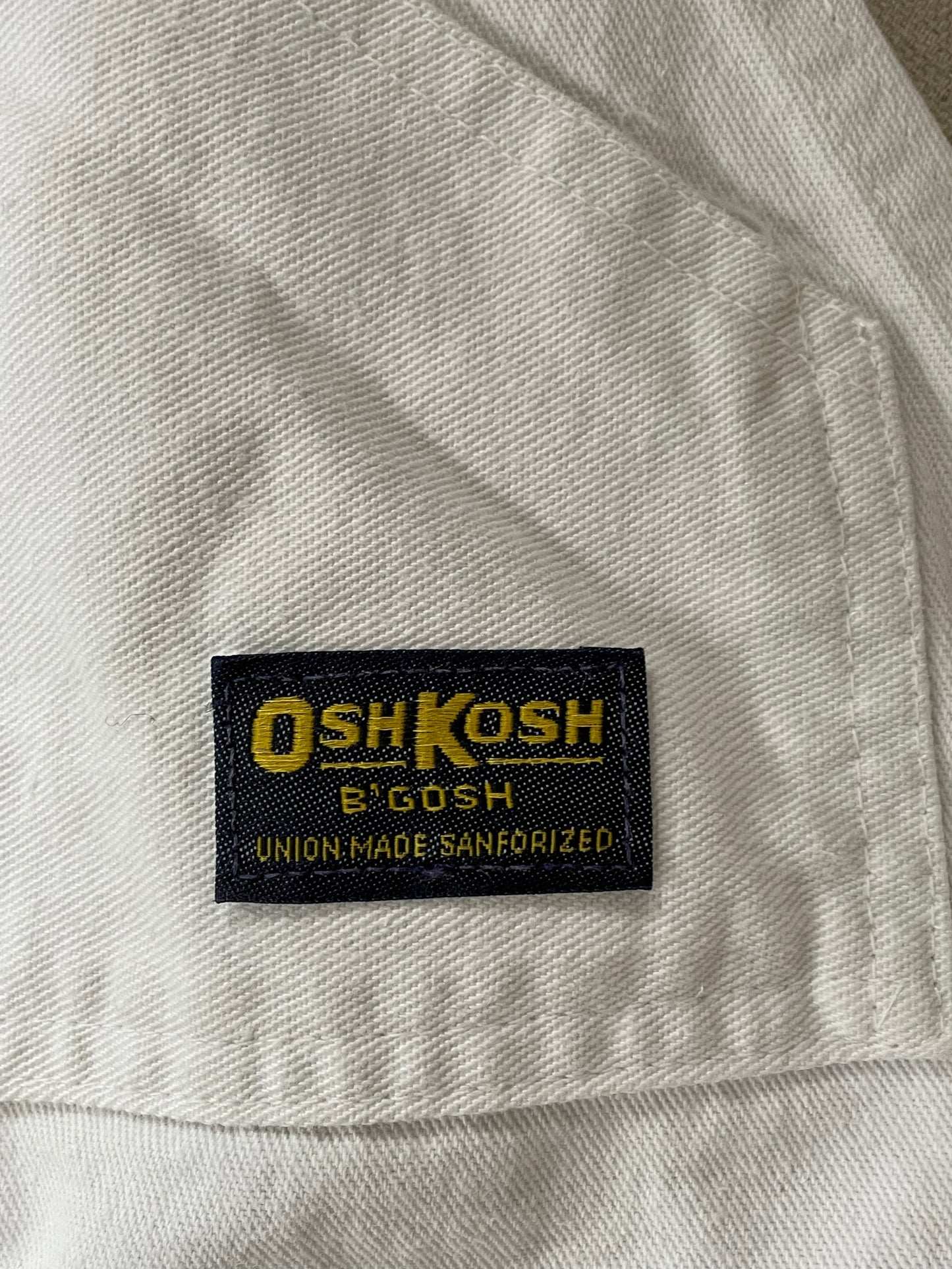 80s White OshKosh Overalls