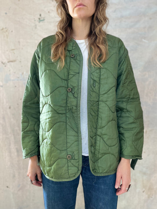 Army Quilted Liner Jacket