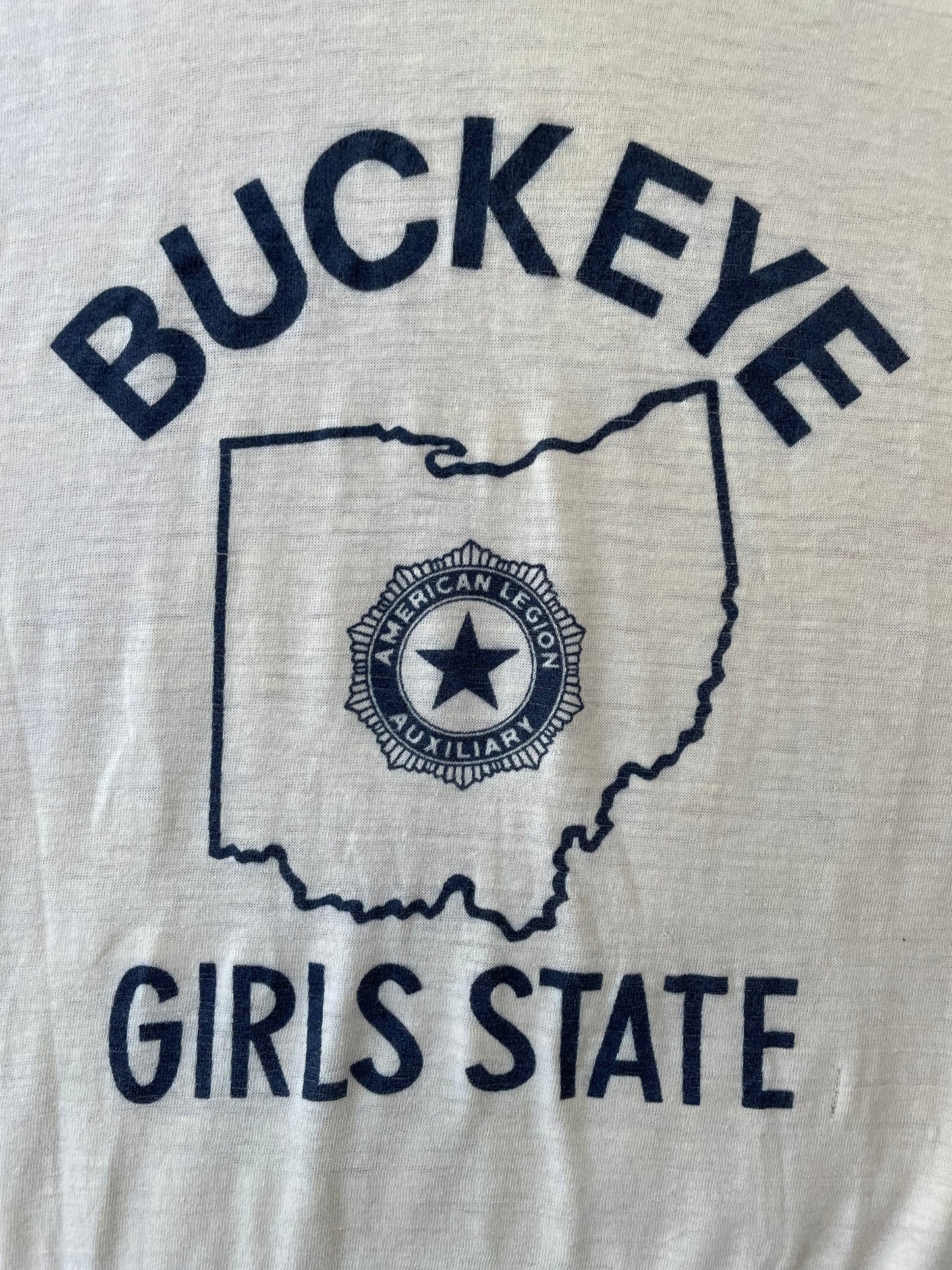 70s Ohio Buckeye Girls State American Legion Tee