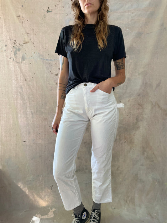 70s White DeeCee Carpenter Pants