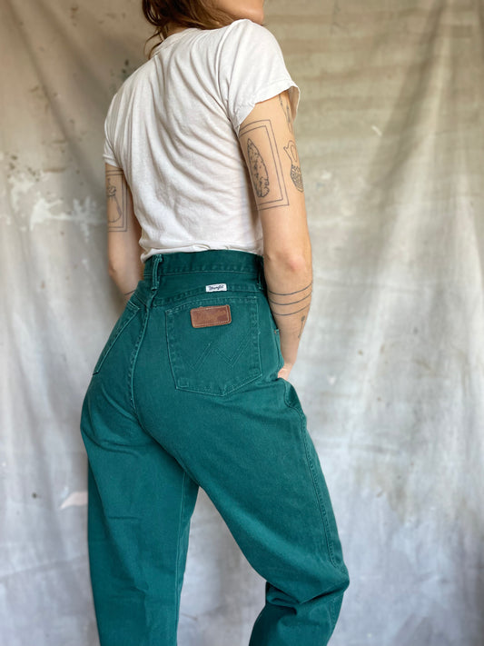 80s Green Wrangler Jeans