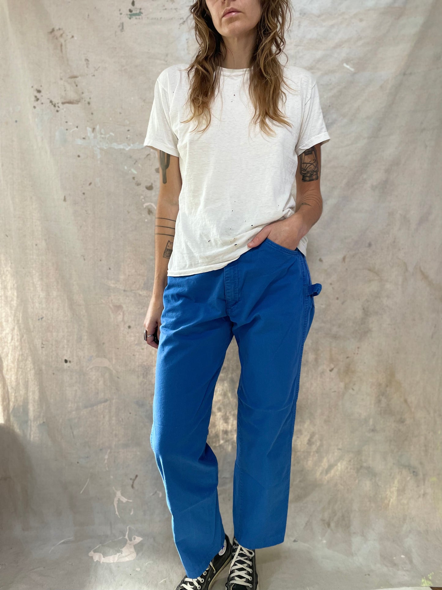 80s Cobalt Blue DeeCee Carpenter Pants