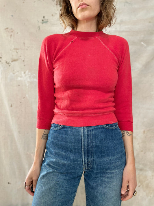 60s/70s Blank Red Sweatshirt