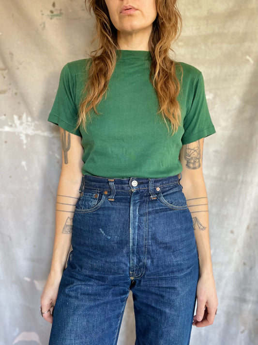 70s Blank Green Tee