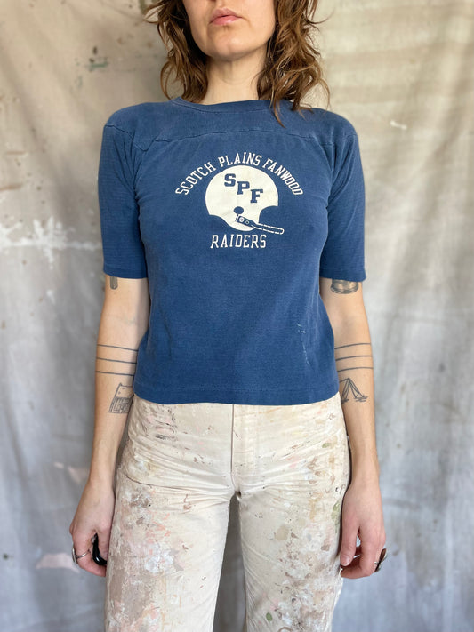 70s Champion Scotch Plains Fanwood Raiders Jersey Tee