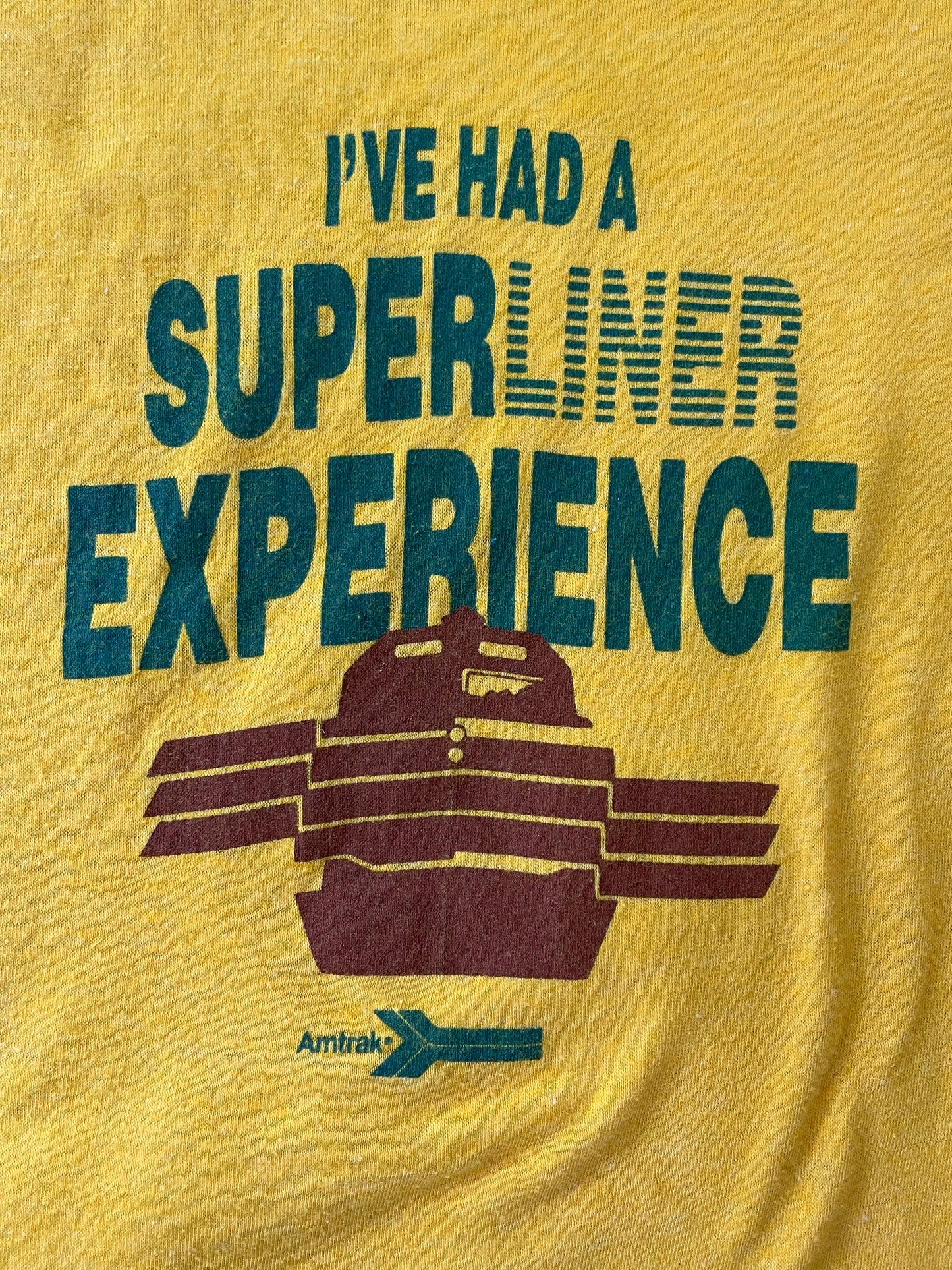 80s Amtrak “I’ve had a super liner experience” Tee