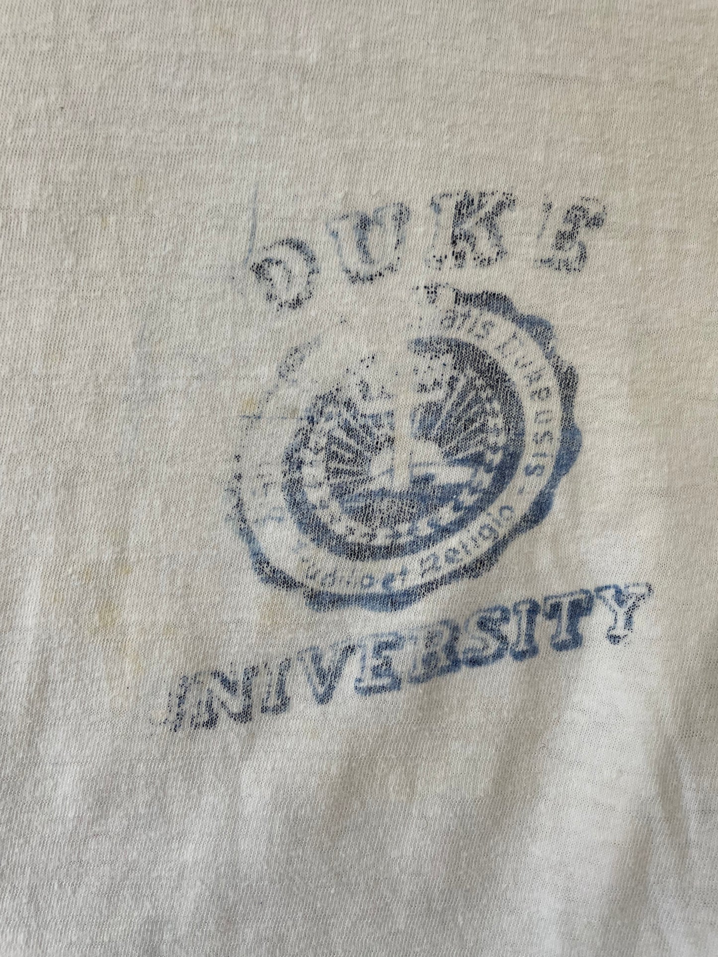 70s Duke University Ringer Tee