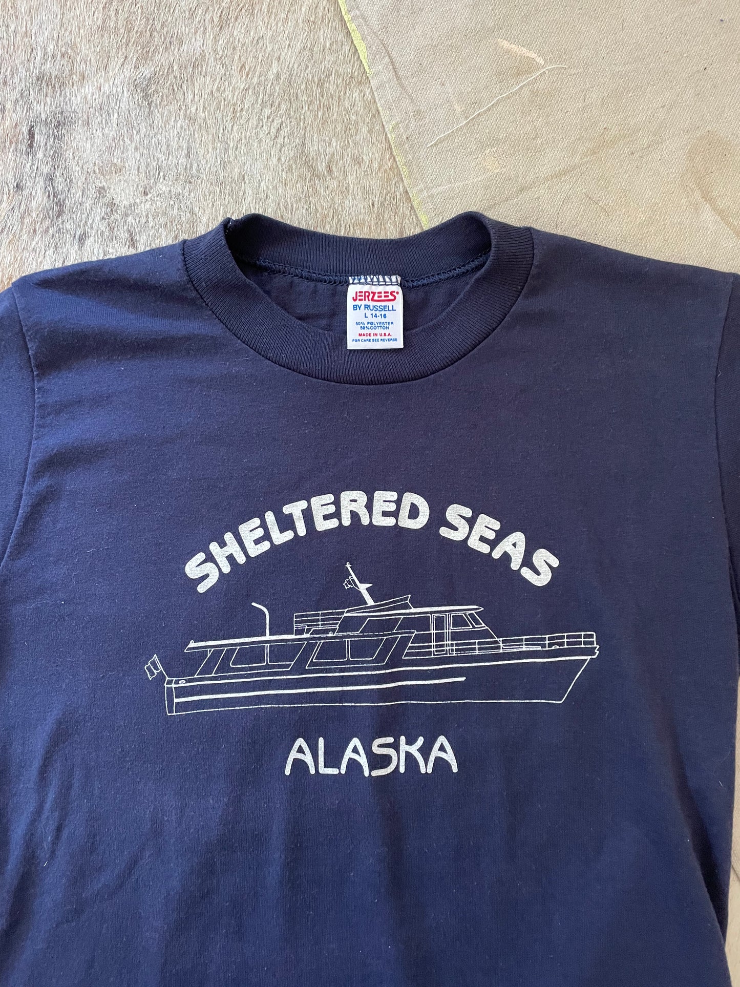 80s Sheltered Seas, Alaska Tee