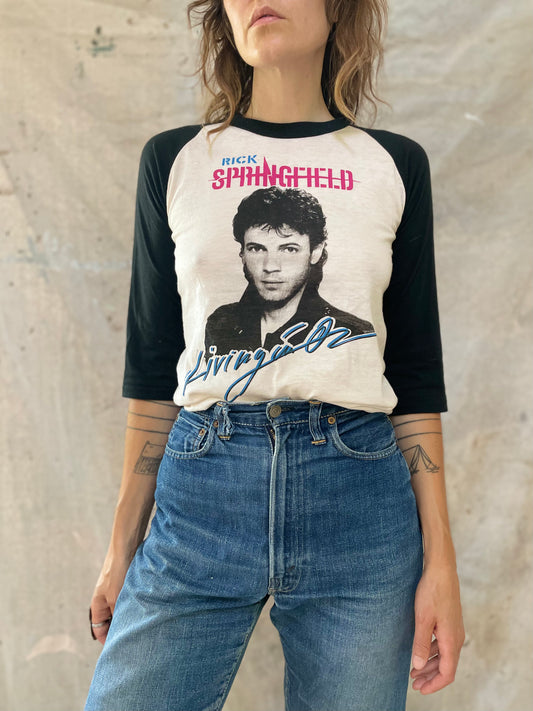 Rick Springfield 1983 Living In Oz World Tour Tee